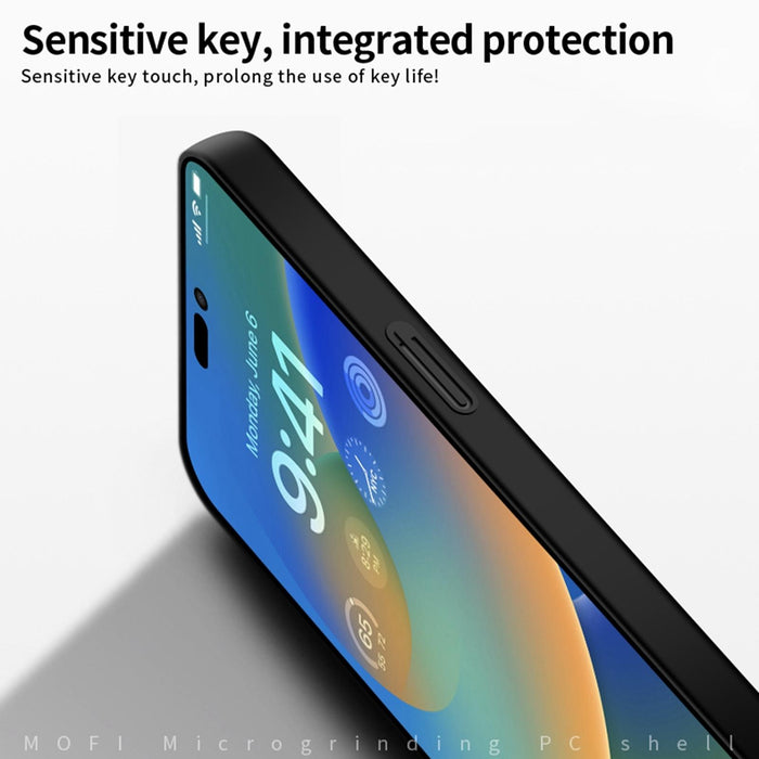 For Iphone 15 Frosted Pc Ultra-Thin Hard Phone Case