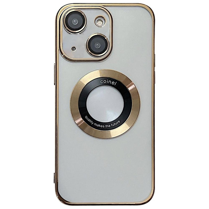 For Iphone 15 Magsafe Electroplating Tpu Phone Case