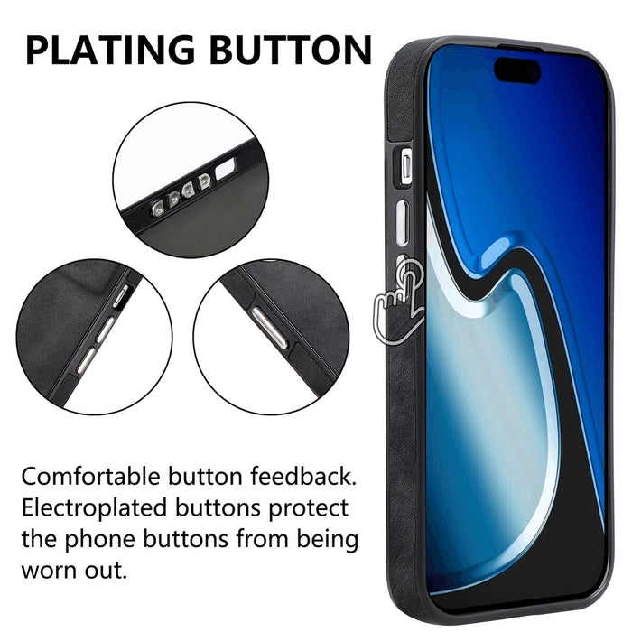 For Iphone 15 Skin-Feel Electroplating Tpu Shockproof Phone Case