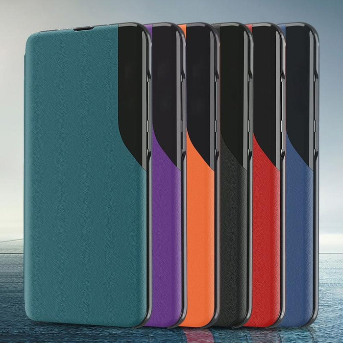 For Iphone 15 Attraction Flip Holder Leather Phone Case