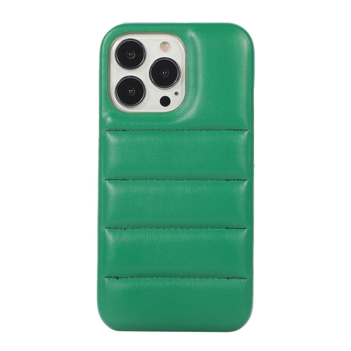 For Iphone 15 Down Jacket Airbag Shockproof Phone Case