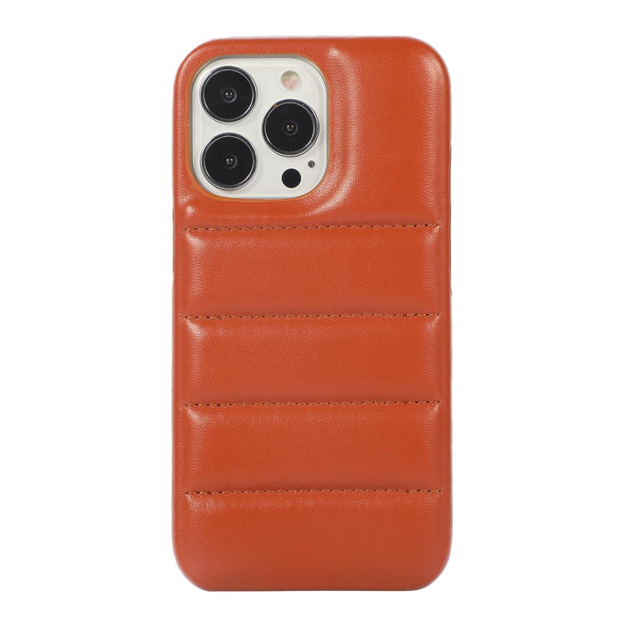 For Iphone 15 Down Jacket Airbag Shockproof Phone Case