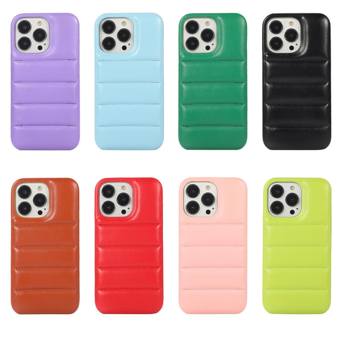 For Iphone 15 Down Jacket Airbag Shockproof Phone Case