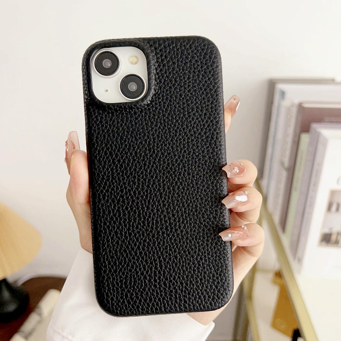 For Iphone 15 Litchi Texture All-Inclusive Shockproof Phone Case