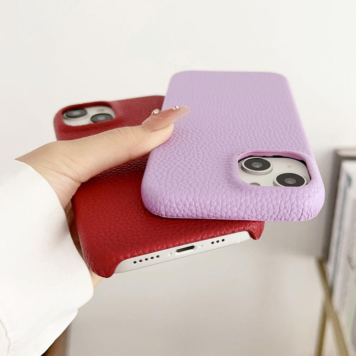 For Iphone 15 Litchi Texture All-Inclusive Shockproof Phone Case