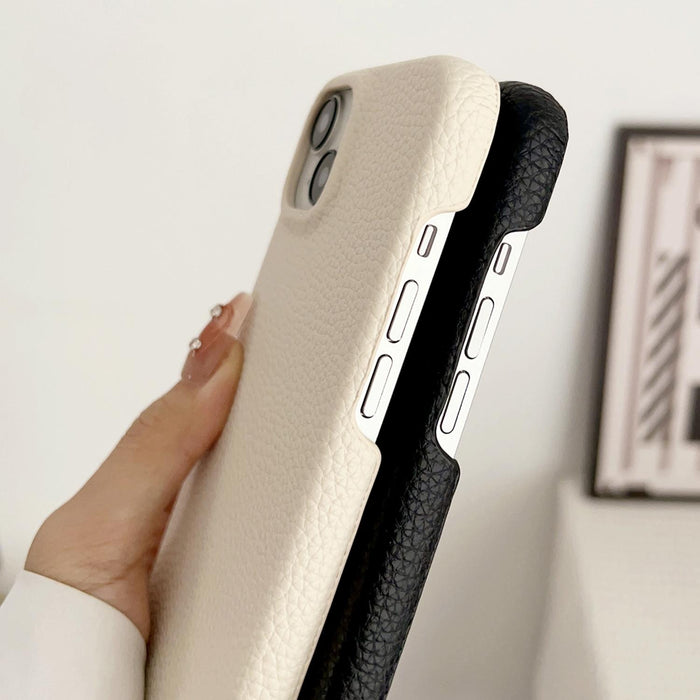 For Iphone 15 Litchi Texture All-Inclusive Shockproof Phone Case
