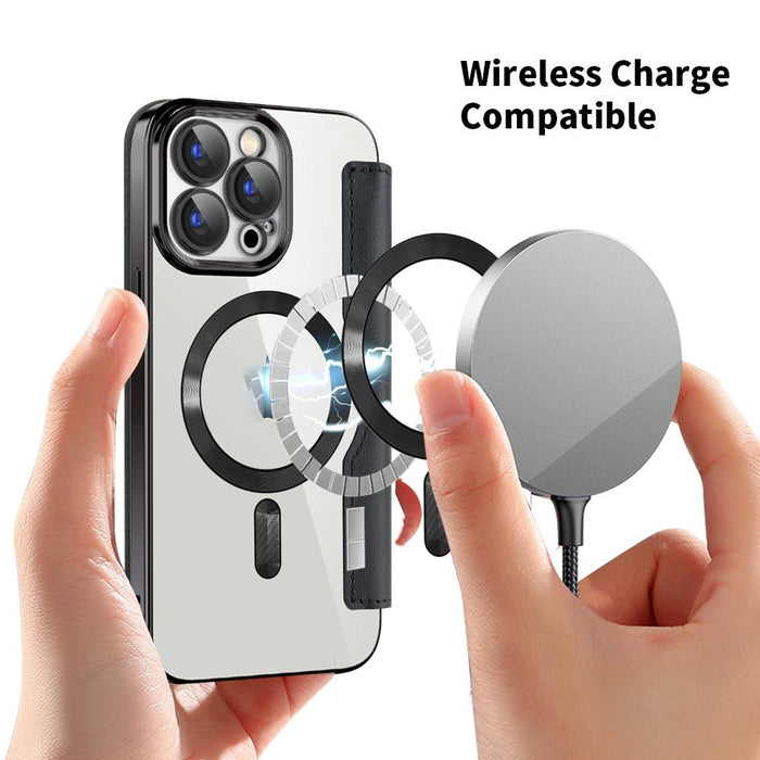 Secure Magnetic Leather Phone Case