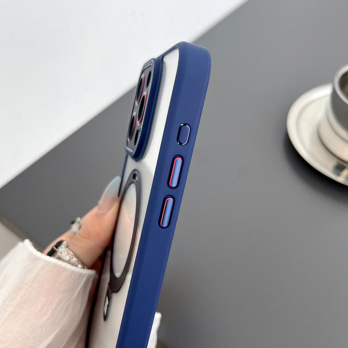 For Iphone 15 Magsafe Magnetic Holder Phone Case
