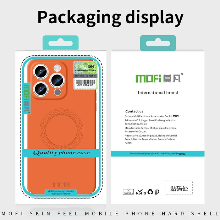 For Iphone 15 Qin Series Magsafe Skin Feel All-Inclusive Silicone Phone Case