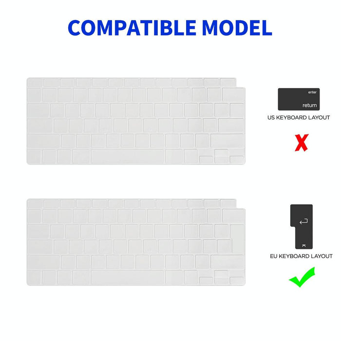 3 In 1 Protective Bracket Case Cover Hard Shell With Tpu Keyboard Film / Pet Screen Protector Version - Eu