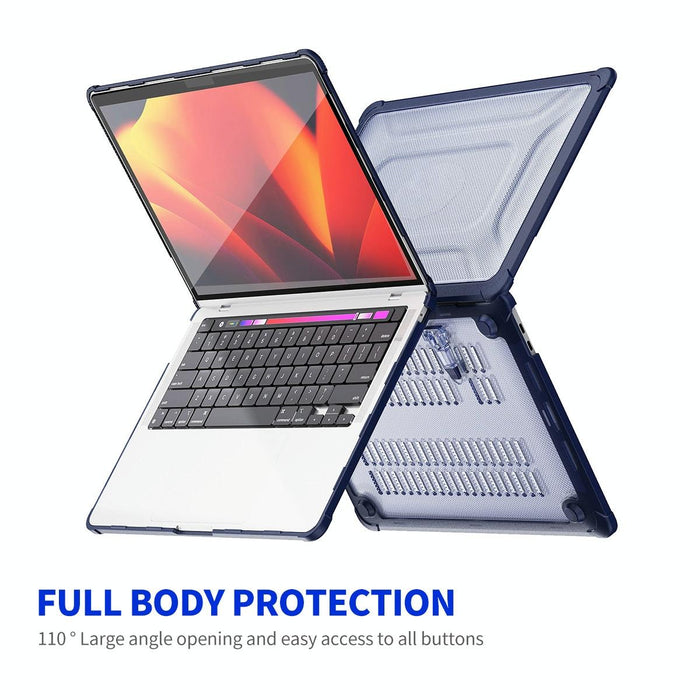 3 In 1 Protective Bracket Case Cover Hard Shell With Tpu Keyboard Film / Pet Screen Protector Version - Eu