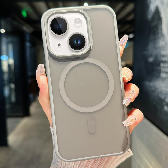 For Iphone 15 Transparent Tpu Hybrid Pc Magsafe Phone Case