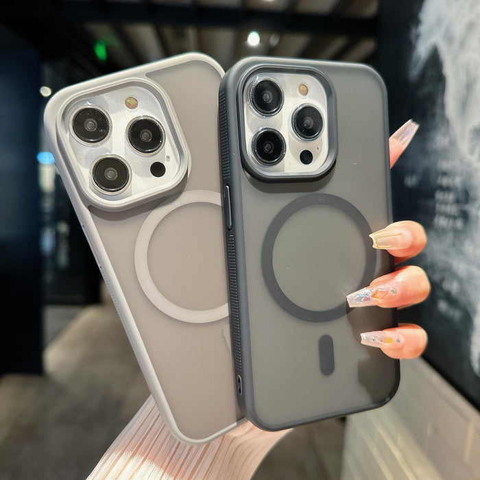 For Iphone 15 Transparent Tpu Hybrid Pc Magsafe Phone Case