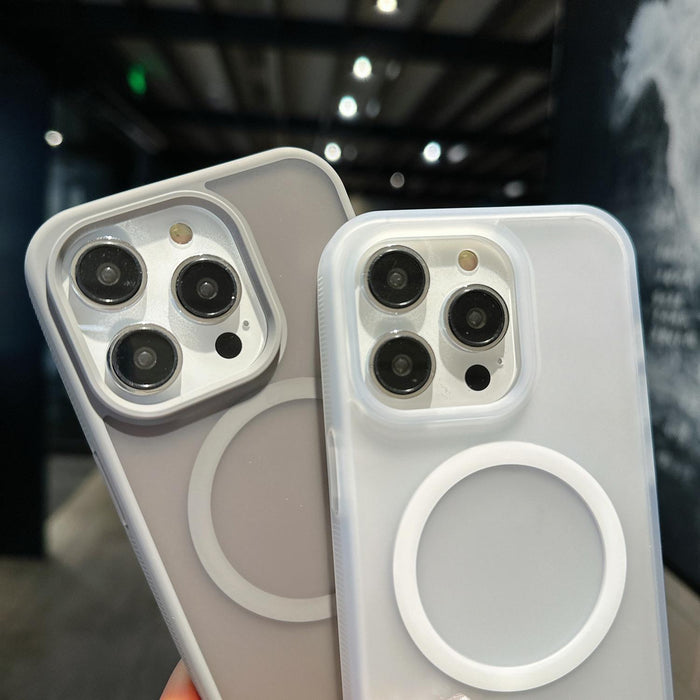 For Iphone 15 Transparent Tpu Hybrid Pc Magsafe Phone Case