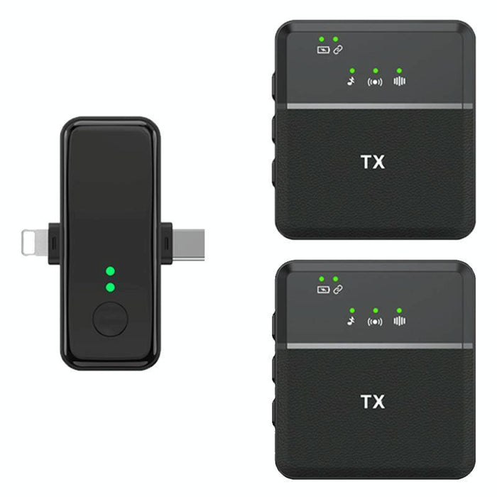 2.4G Wireless Lavalier Microphone Set With Noise Reduction
