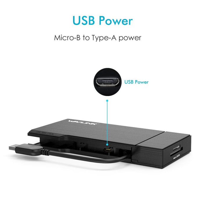 Usb3.0 Hd / Vga / Gigabit Ethernet Splitter Adapter