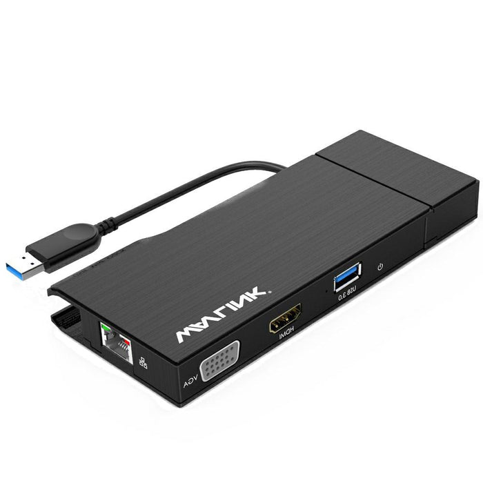 Usb3.0 Hd / Vga / Gigabit Ethernet Splitter Adapter