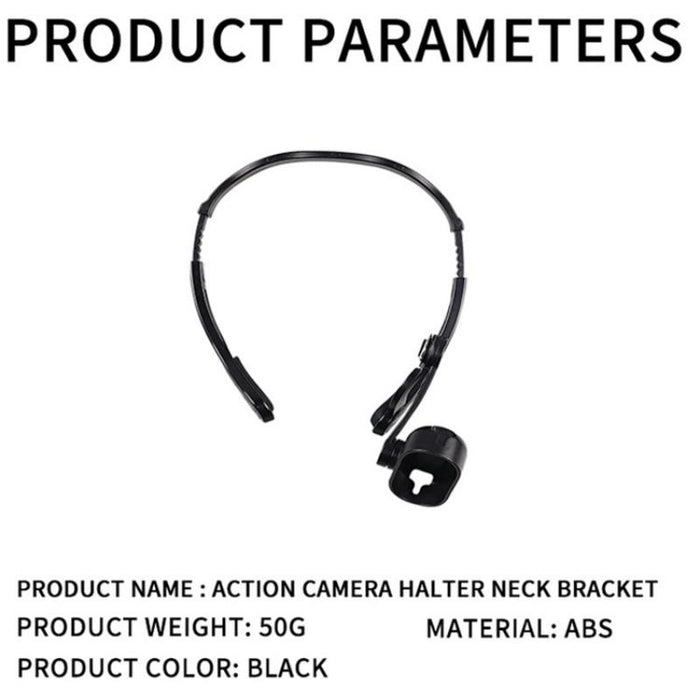 360 Rotating Neck Mount Sport Cameras Necklace Holder Chest Strap