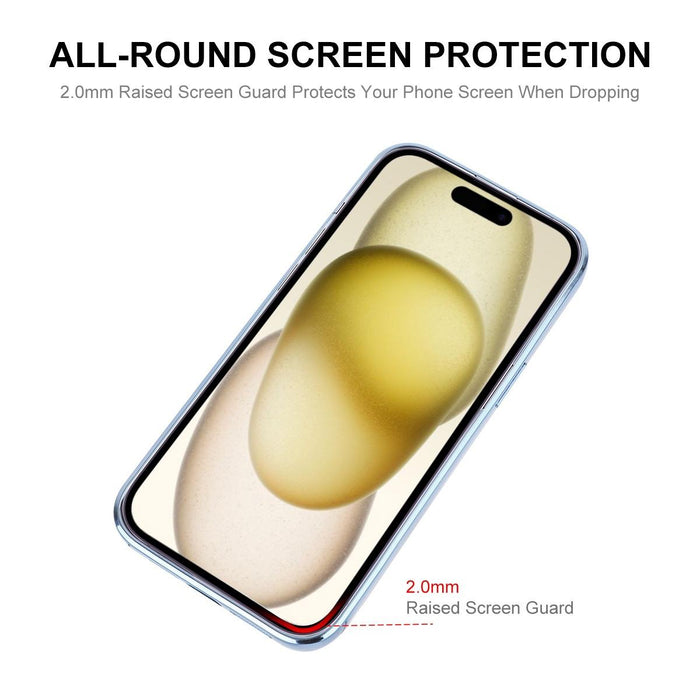 For Iphone 15 Hat-Prince Magnetic Glitter Plated Shockproof Phone Case With Lens Film