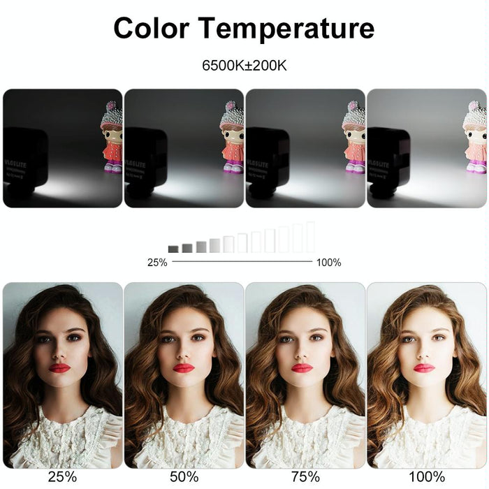 W36 Mini Camera Phone Vlog Led Fill Light Portable Beauty Video Light