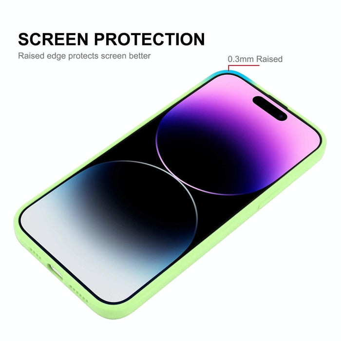 For Iphone 15 Liquid Silicone Soft Shockproof Phone Case