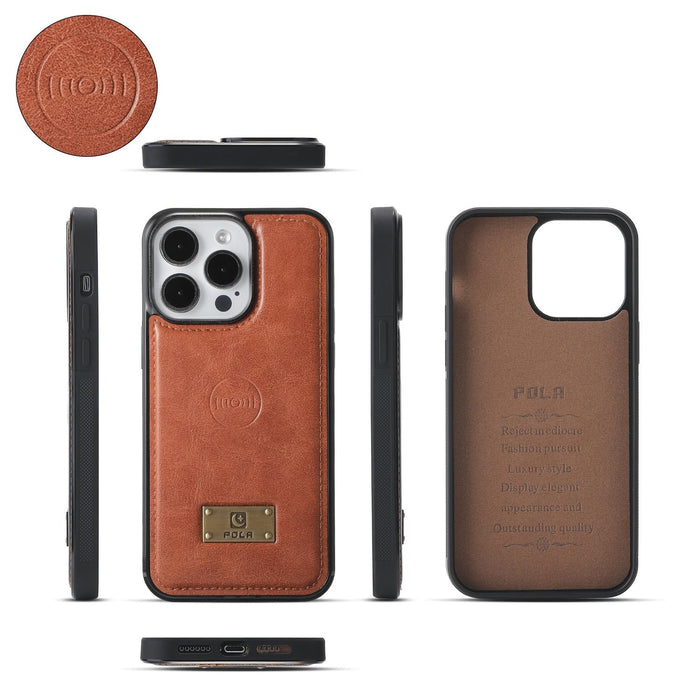 For Iphone 15 Multi-Functional Zipper Wallet Leather Phone Case