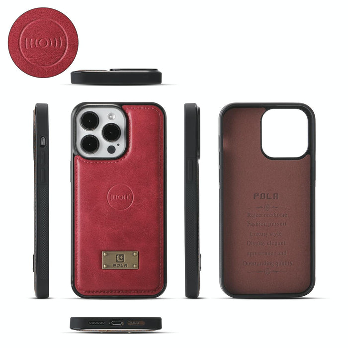 For Iphone 15 Multi-Functional Zipper Wallet Leather Phone Case