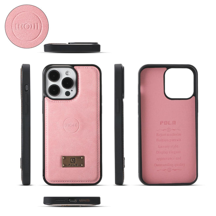 For Iphone 15 Multi-Functional Zipper Wallet Leather Phone Case