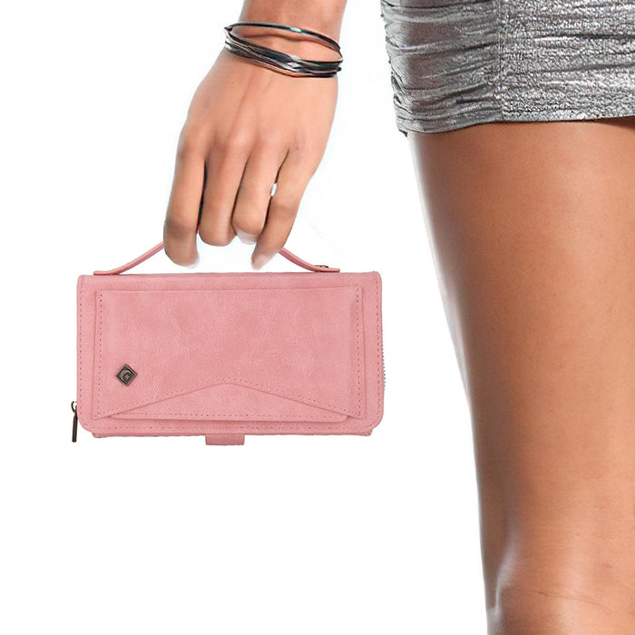 For Iphone 15 Multi-Functional Zipper Wallet Leather Phone Case