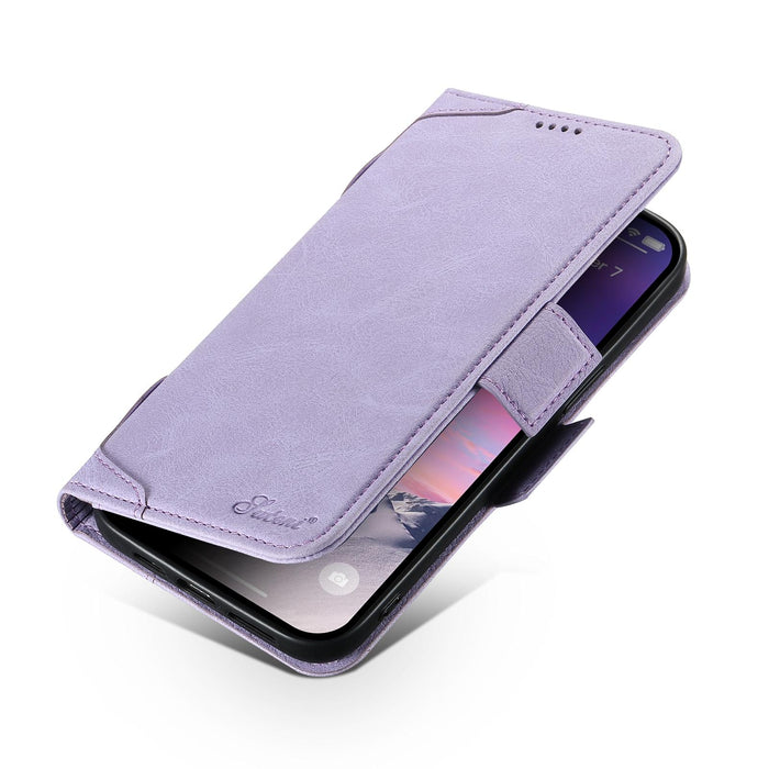 For Iphone 15 Multifunctional Horizontal Flip Magsafe Leather Phone Case