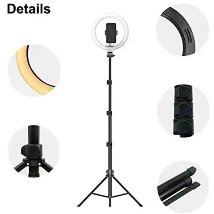 10 Inch Ring Live Fill Light Streaming Stand Beauty Light Set