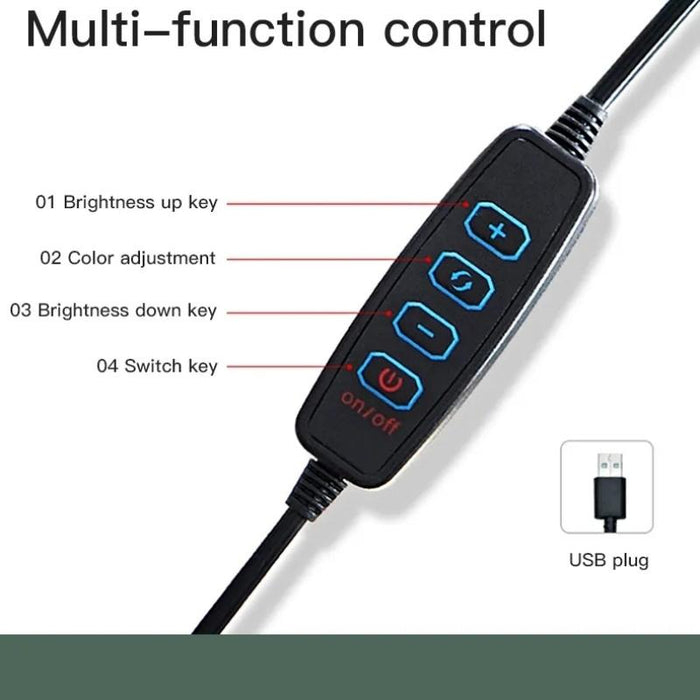 10 Inch Ring Live Fill Light Streaming Stand Beauty Light Set