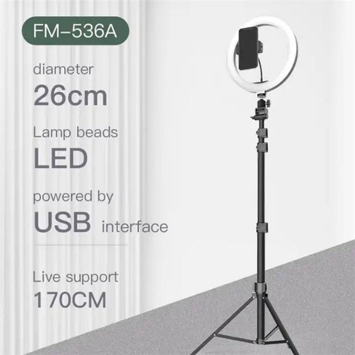10 Inch Ring Live Fill Light Streaming Stand Beauty Light Set