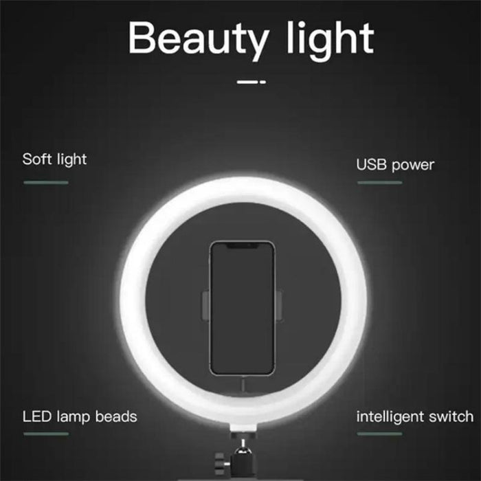 10 Inch Ring Live Fill Light Streaming Stand Beauty Light Set