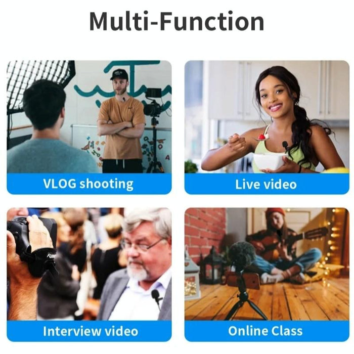 3M Wired Lavalier Microphone With Sound Monitoring Earphone