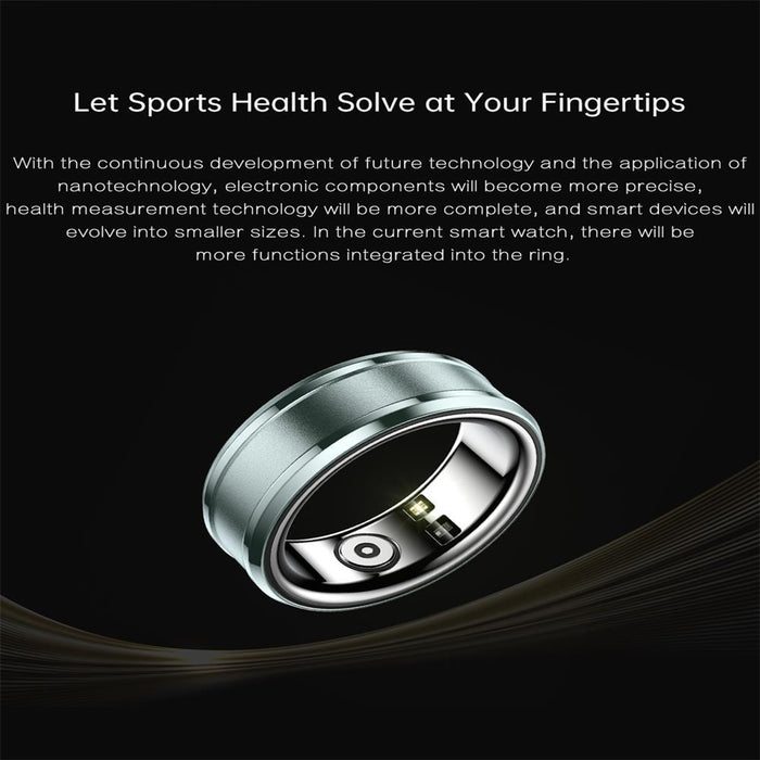 18 Smart Ring With Heart Rate Oxygen & Sleep Monitoring