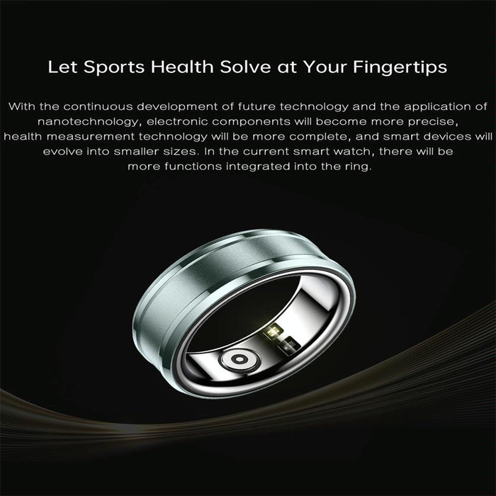 20Mm Smart Ring With Heart Rate Oxygen & Sleep Monitoring