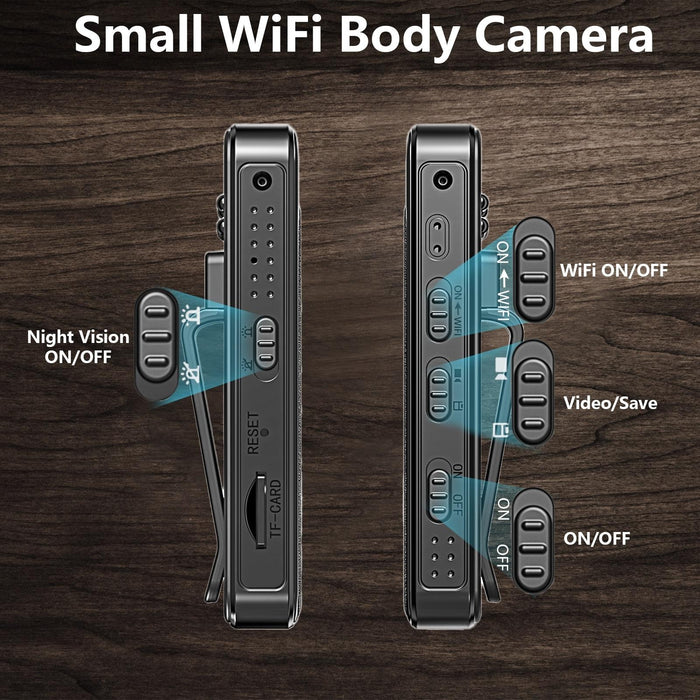 1080P Hd Wifi Camera For Outdoor Sports & Conferences