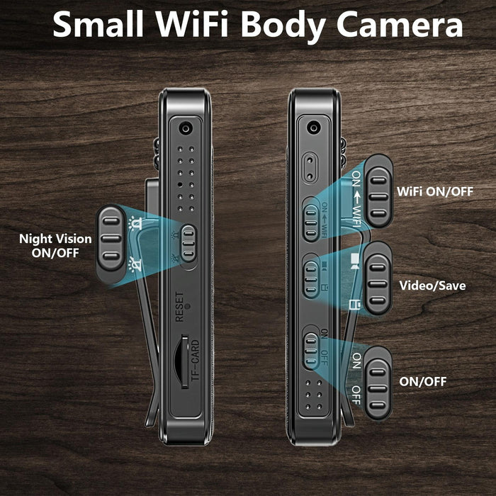 1080P Hd Wifi Camera For Outdoor Sports & Conferences