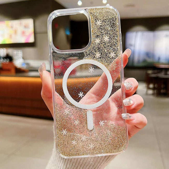 For Iphone 15 Explosive Flash Gradient Magsafe Tpu Phone Case