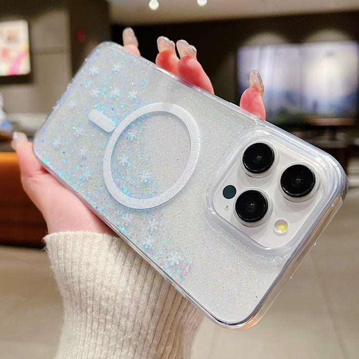 For Iphone 15 Explosive Flash Gradient Magsafe Tpu Phone Case