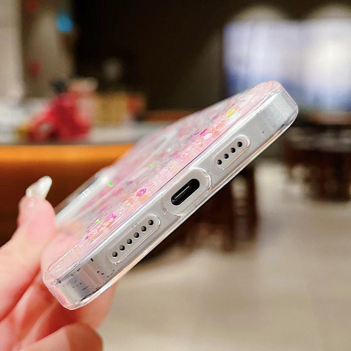 For Iphone 15 Explosive Flash Gradient Magsafe Tpu Phone Case