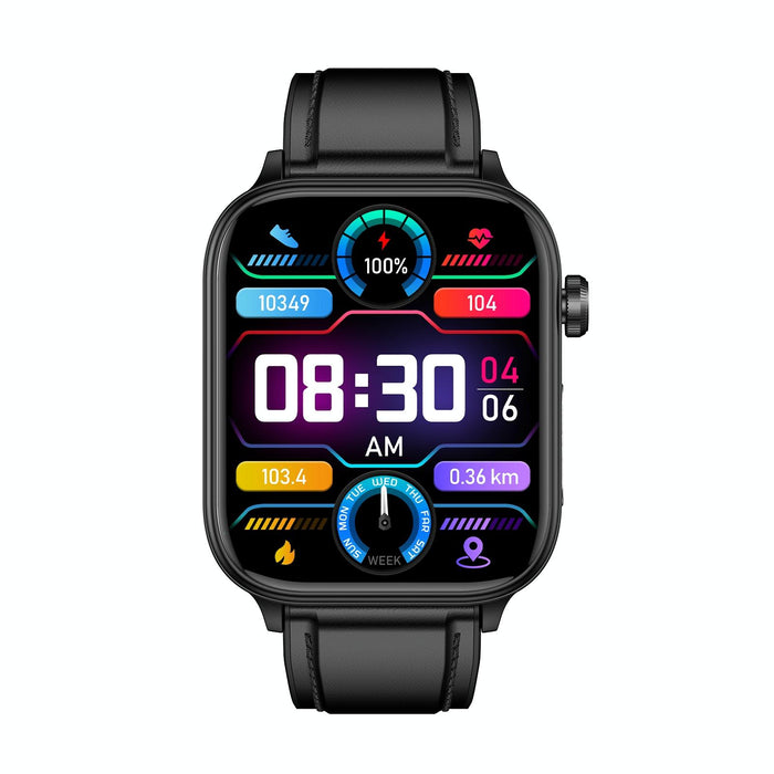 1.96 Inch Colour Screen Smart Watch With Bluetooth Call & Ecg Support