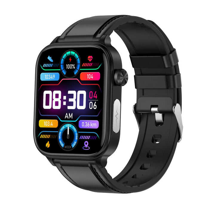 1.96 Inch Colour Screen Smart Watch With Bluetooth Call & Ecg Support