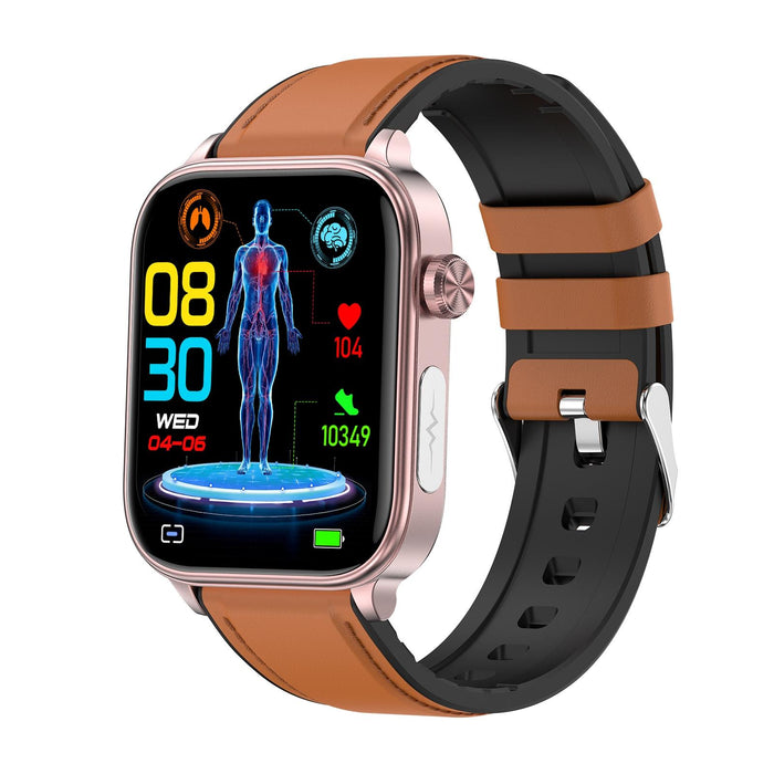 1.96 Inch Colour Screen Smart Watch With Bluetooth Call & Ecg Support