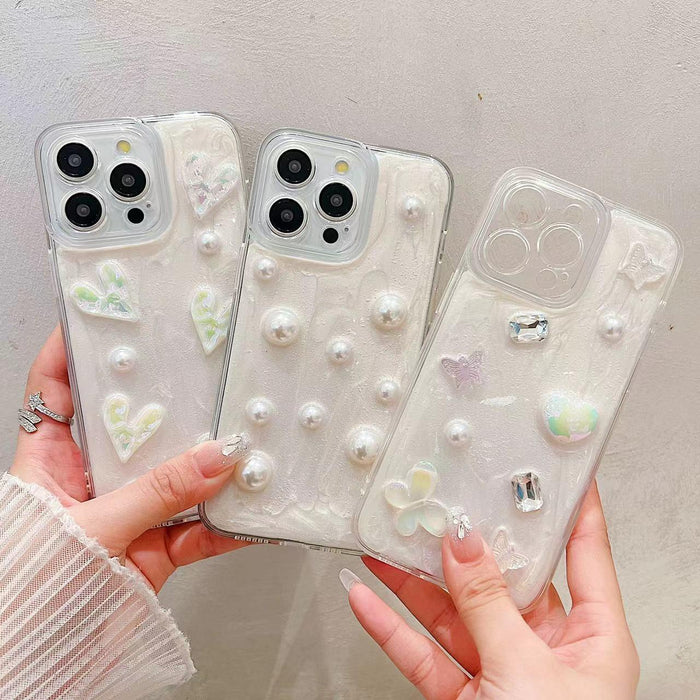 For Iphone 15 Cream Gum Decoden Tpu Phone Case