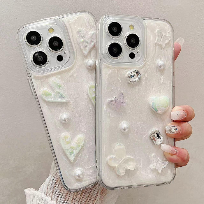 For Iphone 15 Cream Gum Decoden Tpu Phone Case