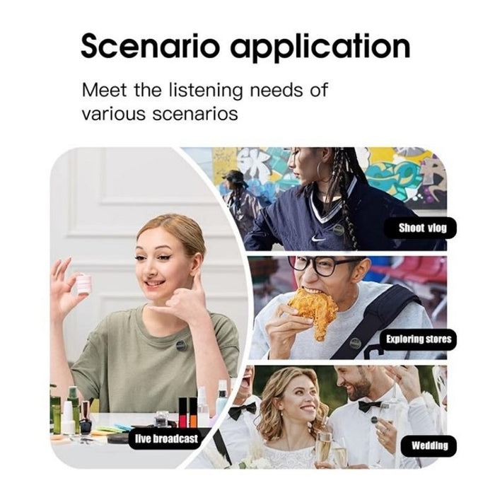 2.4G Wireless Lavalier Microphone With Noise Reduction