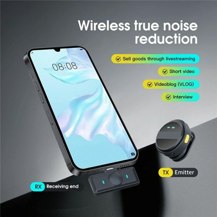 2.4G Wireless Type-C Clip-On Microphone