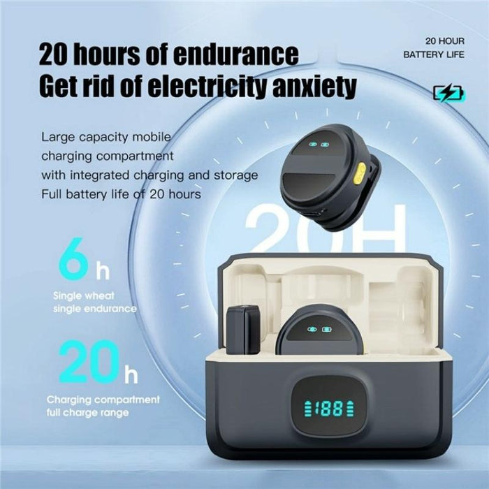 2.4G Wireless Type-C Clip-On Microphone